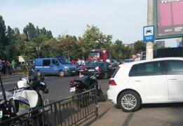 Accident mortal pe Splaiul Independenţei din Capitală. Motociclist spulberat de un şofer care nu s-a asigurat