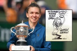 Simona Halep, caricaturizată scandalos în Charlie Hebdo. Poziţia Ambasadei Franţei la Bucureşti