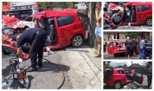 Accidentul mortal de pe DN1, provocat de şoferul autoturismului, care gonea nebuneşte cu soţia şi cei 2 copii în maşină (Video)