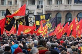 Protest la Skopje privind disputa pe numele de Macedonia