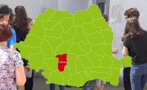 Harta judeţului Vâlcea cu rezultatele la Evaluarea Naţională 2018