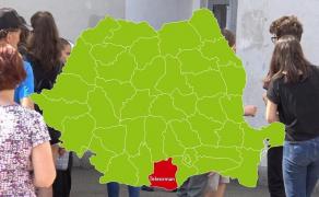 Harta judeţului Teleorman cu rezultatele la Evaluarea Naţională 2018