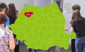 Harta judeţului Sălaj cu rezultatele la Evaluarea Naţională 2018