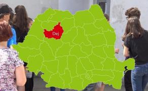 Harta cu rezultatele la Evaluare Națională în Dej, județul Cluj