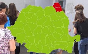 Harta cu rezultatele la Evaluare Națională în Dorohoi, județul Botoșani