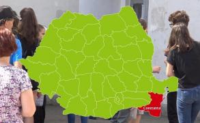 Harta judeţului Constanța cu rezultatele la Evaluarea Naţională 2018