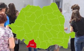 Harta judeţului Dolj cu rezultatele la Evaluarea Naţională 2018