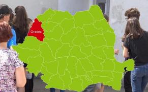 Harta cu rezultatele la Evaluare Naţională în Oradea, Județul Bihor