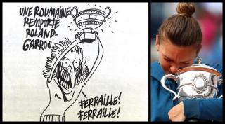 Şefii revistei Charlie Hebdo, chemaţi să dea explicaţii în Parlamentul European după caricatura scandaloasă cu Simona Halep