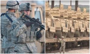 Operațiunea Atlantic Resolve. Sute de militari americani și tancuri aparținând brigăzii ”Ironhorse” vor ajunge la Baza Mihail Kogălniceanu (Video)