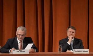 Klaus Iohannis şi Liviu Dragnea stau la aceeaşi masă