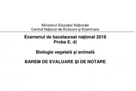 Barem biologie Bac 2018: Cum se rezolvau subiectele la proba scrisă
