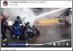 Captură cu postarea făcută de Lia Olguţa Vasilescu