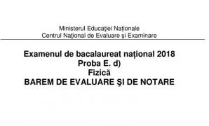 Barem fizică Bac 2018: Cum se rezolvau subiectele la fizică