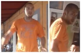 Poliţist cu berea în mână şi ţigara în gură, filmat cum loveşte cu piciorul un sătean, la Vaslui (VIDEO)