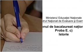 Subiecte istorie Bac 2018 Edu.ro publică subiectele la proba scrisă