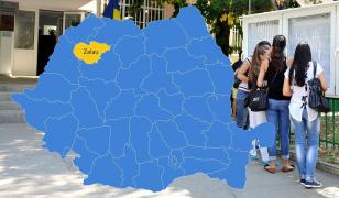 Hartă cu rezultatele la Bacalaureat 2018 cu Zalău, judeţul Sălaj