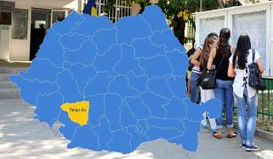 Hartă cu rezultatele la Bacalaureat 2018 cu Târgu Jiu, judeţul Gorj