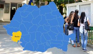 Hartă cu rezultatele la Bacalaureat 2018 cu Reşiţa, judeţul Dâmboviţa