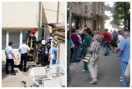 Clinica ORL a Spitalului Municipal Timişoara a luat foc. 80 de persoane evacuate