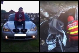 Cristi s-a sinucis pentru că pierduse bani la ruletă. Tânărul de 24 de ani, angajat la Dacia, s-a izbit cu mașina de o pasarelă la Mioveni