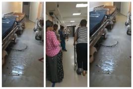 Inundatie la Urgenta Spitalului Floreasca dupa ce o canalizare a refulat