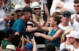 Simona Halep și Darren Cahill la Roland Garros