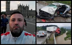 El e românul care s-a grăbit să ajungă în vacanţă în Grecia şi a provocat accidentul teribil din Bulgaria. Marius a murit la spital, soţia şi băiatul lui sunt în comă