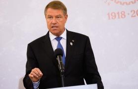 Klaus Iohannis, la o conferinţă de presă în Viena