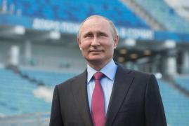 Vladimir Putin, pe unul din stadioanele de la Cupa Mondială 2018 din Rusia