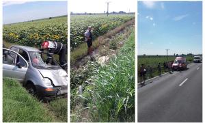 Copil ucis sub ochii tatălui de un şofer de 84 de ani, într-o parcare de la Giurgeni