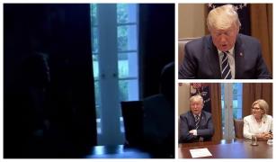 Donald Trump, discurs pe întuneric. Luminile s-au stins în timpul conferinţei (Video)