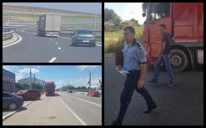 Un tirist rupt de beat a fost urmărit în trafic de şoferi, mai bine de 40 de km, în Constanţa. A intrat pe contrasens şi a aruncat o maşină în şanţ