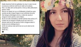 Adolescentul din Craiova care şi-a ucis iubita într-un accident a postat un mesaj pe Facebook