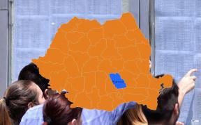 Harta cu rezultatele la Bac 2018 în Prahova