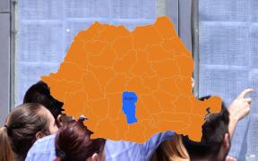 Harta cu rezultatele la Bac 2018 în Argeş