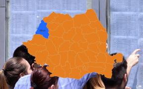 Harta cu rezultatele la Bac 2018 în judeţul Bihor