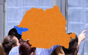 Harta cu rezultatele la Bac 2018 în Timiş