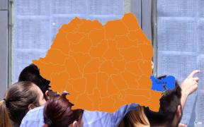 Harta cu rezultatele la Bac 2018 în Tulcea