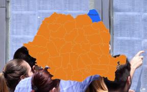 Harta cu rezultatele la Bac 2018 în Botoşani