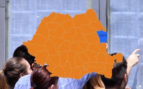 Harta cu rezultatele la Bac 2018 în Vaslui