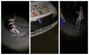 Un bărbat care făcea plaja, noaptea, a fost salvat de la moarte de mai multi trecatori