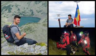 Destin groaznic pentru Gabi Stănoiu, asistentul universitar căzut în prăpastie de pe Vârful Moldoveanu exact în locul cel mai drag lui pe munte: Valea Rea