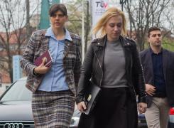 Procurorul Florentina Mirică, alături de Laura Codruţa Kovesi