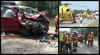 Imagini dramatice de la locul accidentului în care o maşină cu şapte români a intrat în plin într-un camion, în Germania (video)