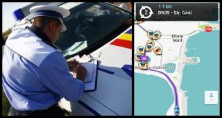 Într-o postare pe Facebook, cei de la Poliție spun că folosesc aplicația Waze și plasează polițiști în aplicație chiar și acolo unde nu sunt radare