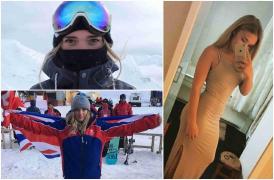 Fotografii cu sportiva olimpică la snowboard Ellie Soutter