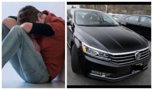 Şofer începător cu ochii în lacrimi, după ce a aflat că părinţii i-au făcut cadou o maşină furată