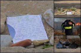 Mesaj cutremurător lăsat pe o plajă din Mati unui bebeluș de 6 luni mort în infernul din Grecia. Tatăl lui, pompier, a plecat să se lupte cu flăcările (Video)