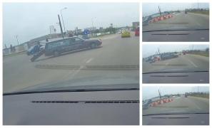 Coșciug pierdut în intersecție de mașina de pompe funebre (Video)